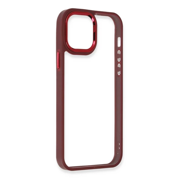 İphone 12 Pro Max Kılıf Dora Kapak - Kırmızı - Resim 2