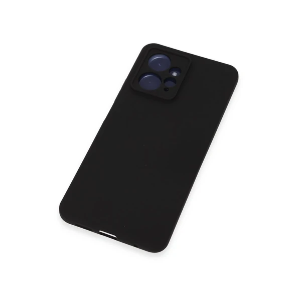 Xiaomi Redmi Note 12 4g Kılıf Nano İçi Kadife Silikon - Siyah - Resim 4