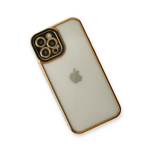 İphone 12 Pro Max Kılıf Liva Lens Silikon - Siyah - Resim 3