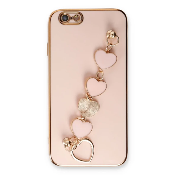 İphone 6 Kılıf Esila Silikon - Pudra - Resim 2