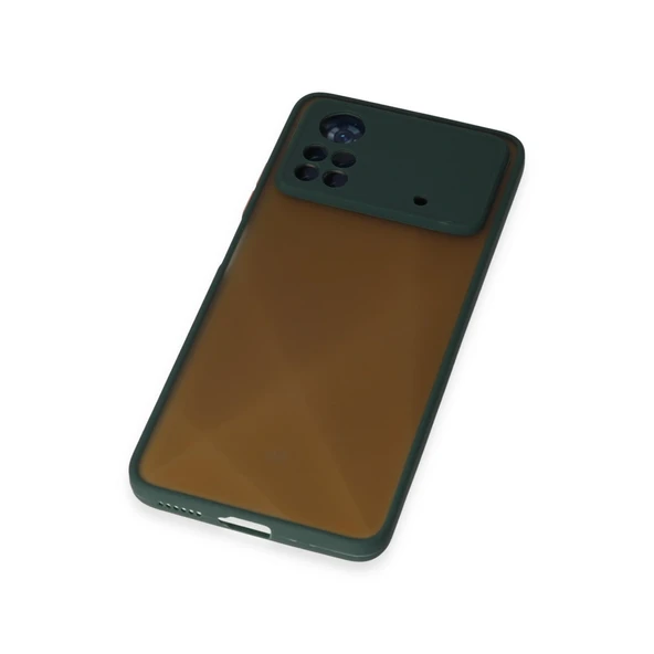 Xiaomi Poco X4 Pro 5g Kılıf Montreal Silikon Kapak - Yeşil - Resim 4