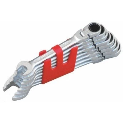 İzeltaş 0345002112 Mafsallı Cırcır Kombine Anahtar Takımı 12 Parça ürün görseli 1