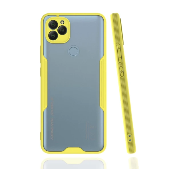 General Mobile Gm 22 Kılıf Platin Silikon - Sarı ürün görseli 1