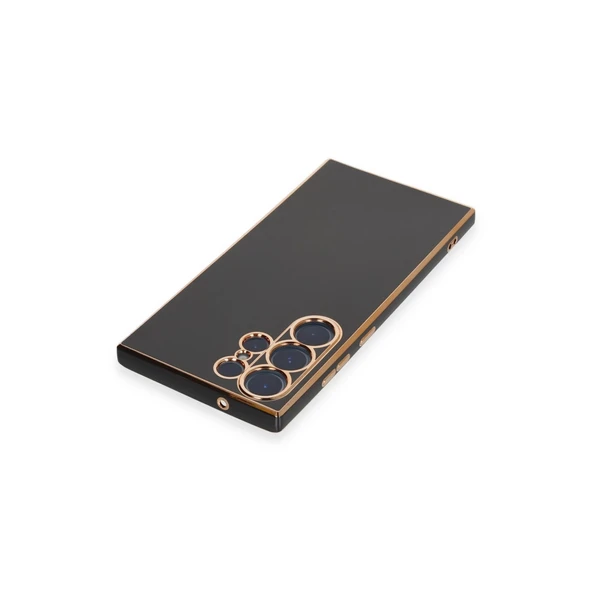 Samsung Galaxy S23 Ultra Kılıf Volet Silikon - Siyah - Resim 3