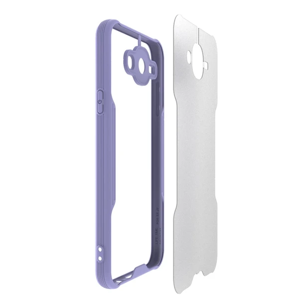 Samsung Galaxy J7 Kılıf Platin Silikon - Siyah - Resim 2