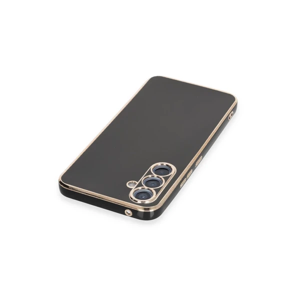 Samsung Galaxy A54 5g Kılıf Volet Silikon - Siyah - Resim 4