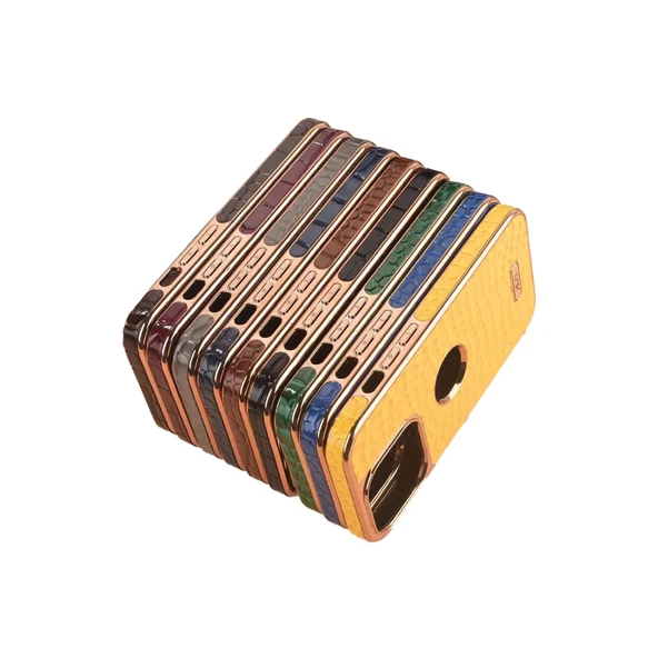 İphone 13 Pro Max Kılıf Snake Kapak - Derin Mor - Resim 5