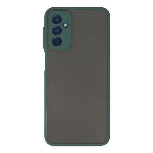 Samsung Galaxy M13 Kılıf Montreal Silikon Kapak - Yeşil ürün görseli 1