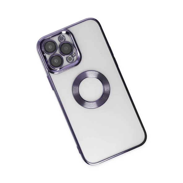 İphone 14 Pro Kılıf Slot Silikon - Mor - Resim 3