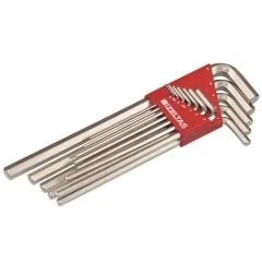 İzeltaş 4903 00 3110 Allen Anahtar Takımı Uzun Boy 10 Parça - Resim 2