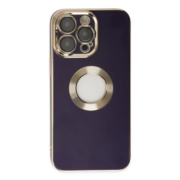 İphone 14 Pro Kılıf Store Silikon - Derin Mor - Resim 2