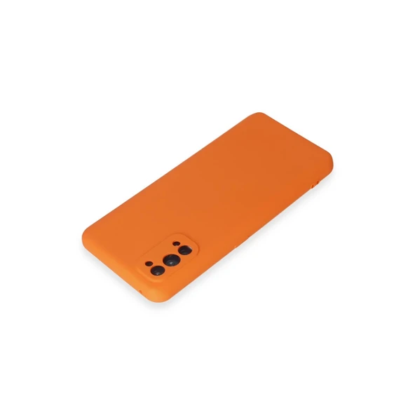 Realme 7 Pro Kılıf Nano İçi Kadife Silikon - Turuncu - Resim 3