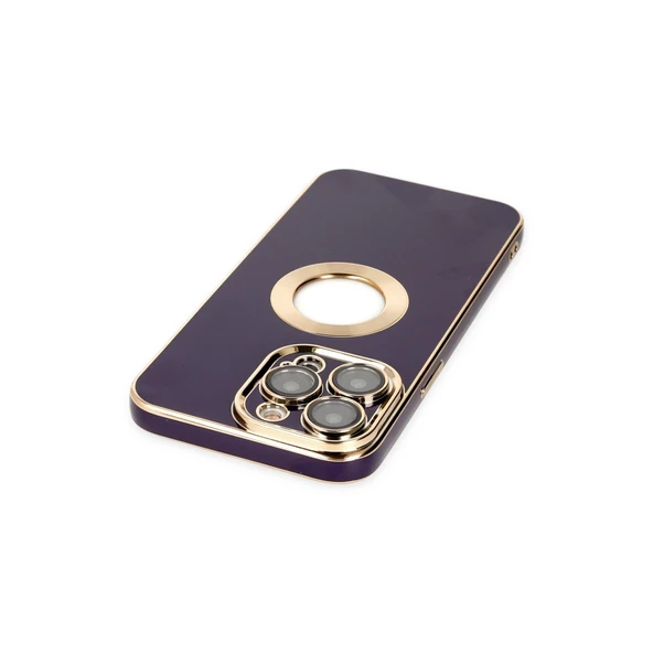 İphone 14 Pro Kılıf Store Silikon - Derin Mor - Resim 4