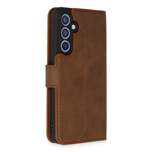 Samsung Galaxy A54 5g Kılıf Trend S Plus Kapaklı Kılıf - Taba - Resim 2