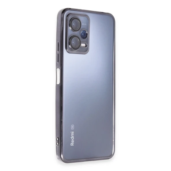 Xiaomi Redmi Note 12 Pro 5g Kılıf Razer Lensli Silikon - Siyah - Resim 2