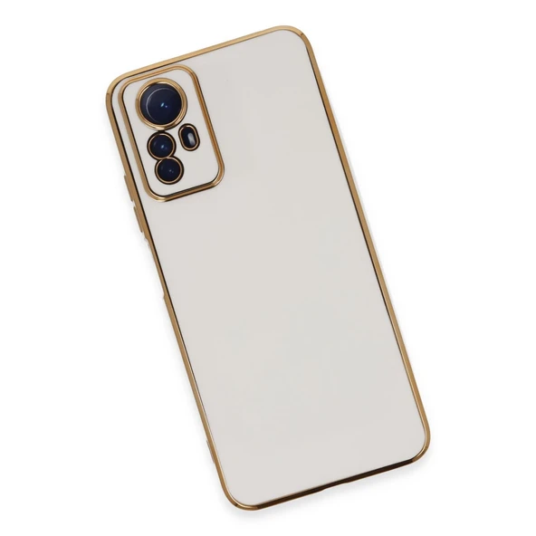 Xiaomi Redmi Note 12s Kılıf Volet Silikon - Beyaz - Resim 4