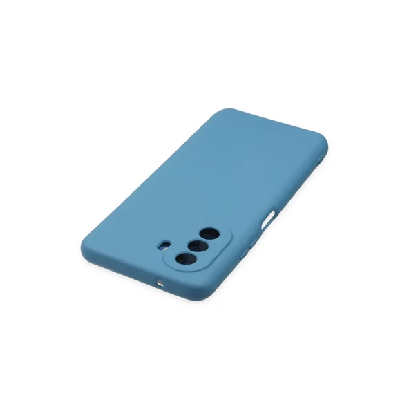 Huawei Nova Y70 Kılıf Nano İçi Kadife Silikon - Mavi - Resim 5