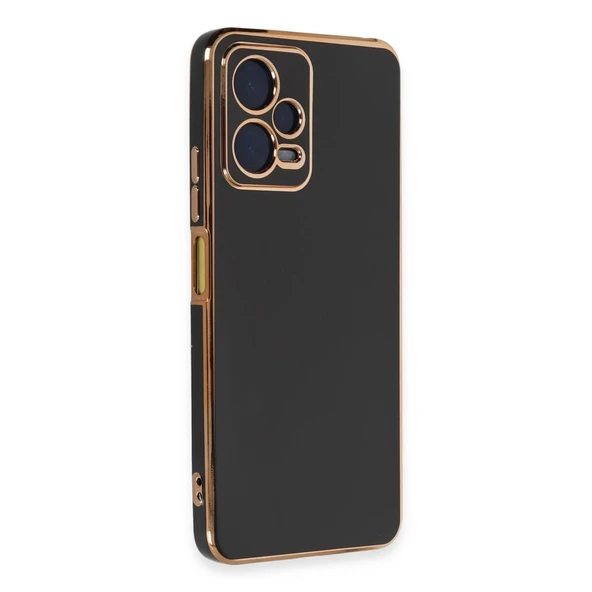 Xiaomi Redmi Note 12 Pro 5g Kılıf Volet Silikon - Siyah - Resim 2