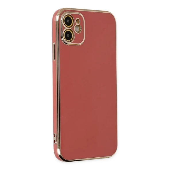 İphone 12 Kılıf Volet Silikon - Kırmızı ürün görseli 1