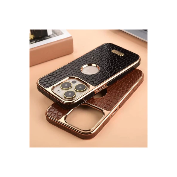 İphone 13 Pro Max Kılıf Snake Kapak - Derin Mor - Resim 3