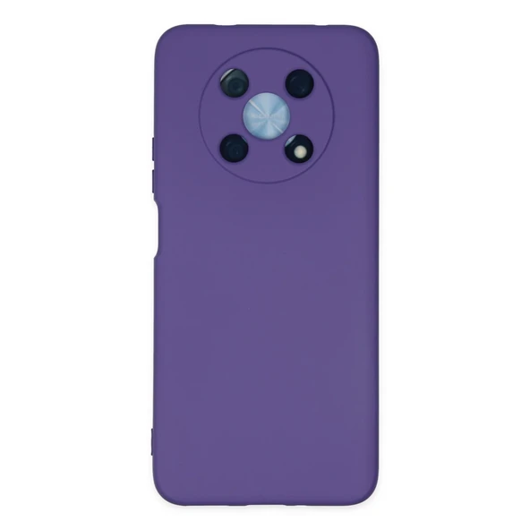 Huawei Nova Y90 Kılıf Nano İçi Kadife Silikon - Mor ürün görseli 1