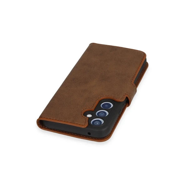 Samsung Galaxy A54 5g Kılıf Trend S Plus Kapaklı Kılıf - Taba - Resim 3