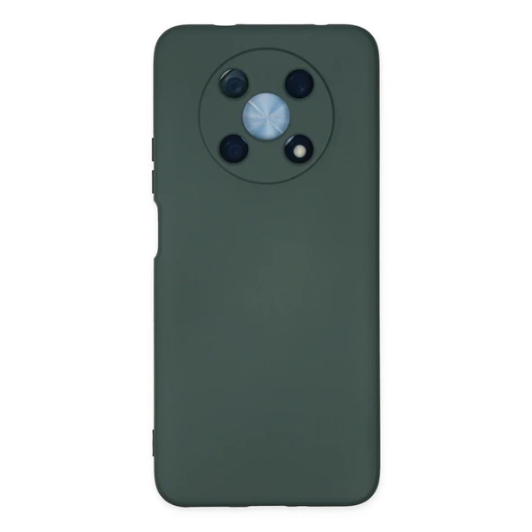 Huawei Nova Y90 Kılıf Nano İçi Kadife Silikon - Koyu Yeşil ürün görseli 1