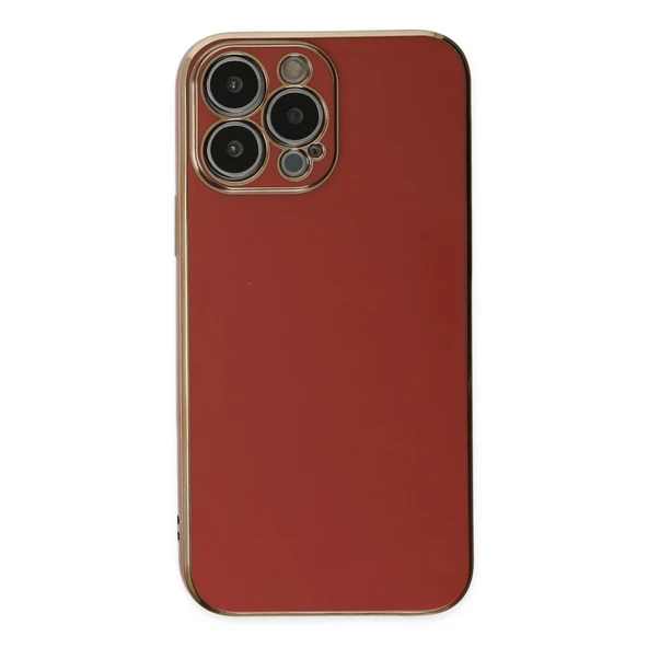 İphone 14 Pro Kılıf Volet Silikon - Kırmızı - Resim 2