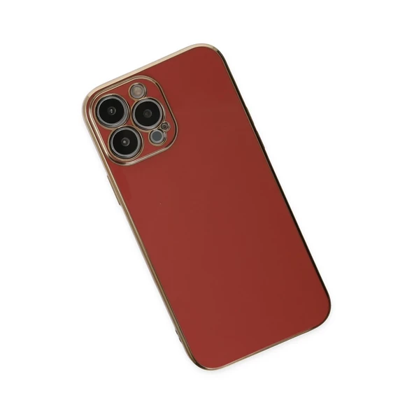 İphone 14 Pro Kılıf Volet Silikon - Kırmızı - Resim 3