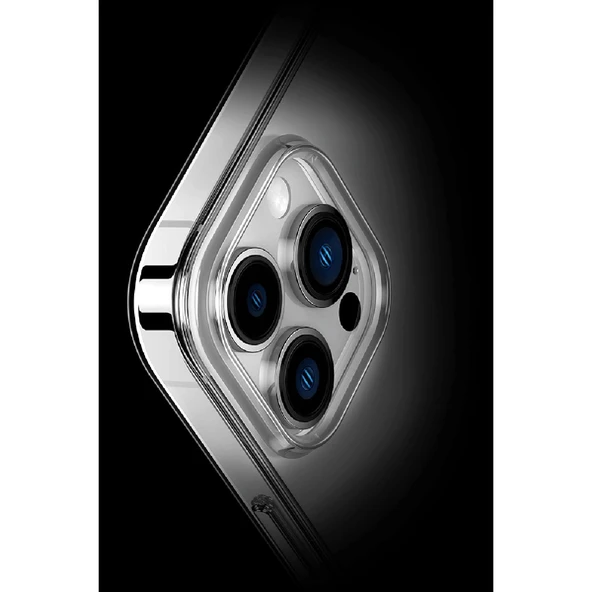 İphone 14 Pro Kılıf Tron Şeffaf Magsafe Kapak - Derin Mor - Resim 6