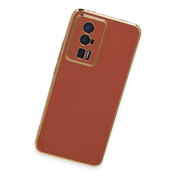 Xiaomi Poco F5 Pro Kılıf Volet Silikon - Kırmızı - Resim 2