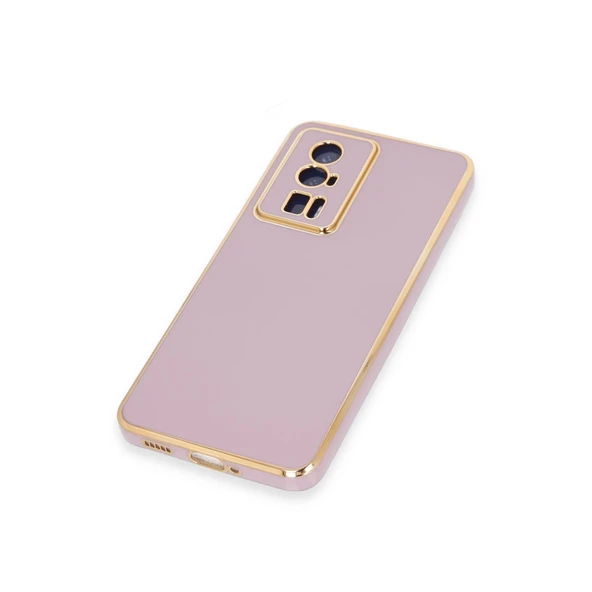 Xiaomi Poco F5 Pro Kılıf Volet Silikon - Mor - Resim 6