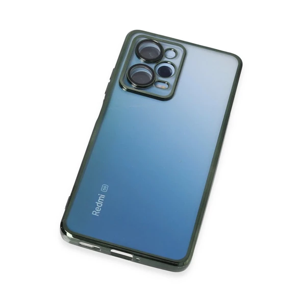 Xiaomi Redmi Note 12 Pro 5g Kılıf Razer Lensli Silikon - Yeşil - Resim 5