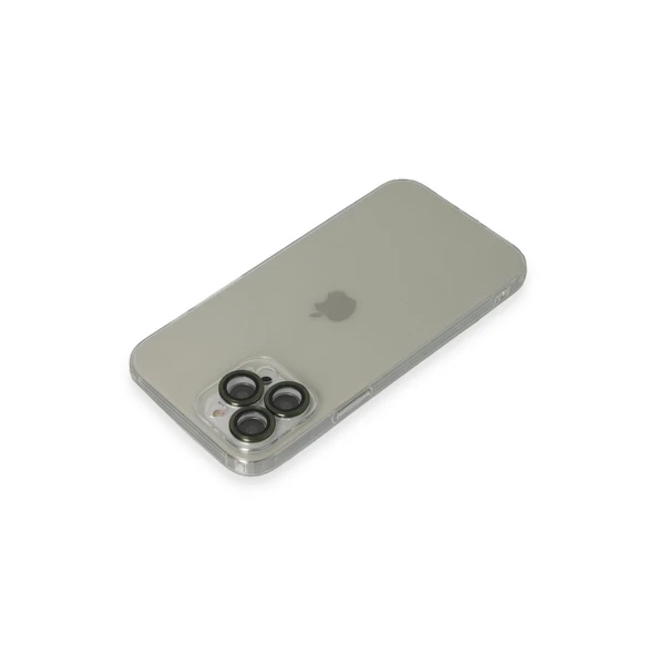 İphone 13 Pro Max Kılıf Luko Lens Silikon - Yeşil - Resim 3