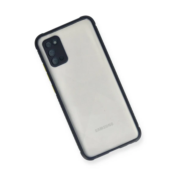 Samsung Galaxy A02s Kılıf Miami Şeffaf Silikon - Lacivert - Resim 3