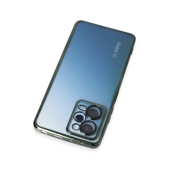 Xiaomi Redmi Note 12 Pro 5g Kılıf Razer Lensli Silikon - Yeşil - Resim 6