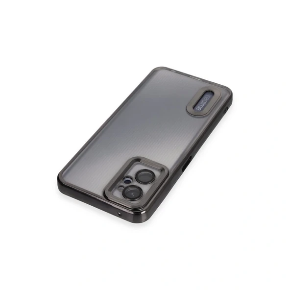 Realme 9i 4g Kılıf Slot Silikon - Siyah - Resim 3