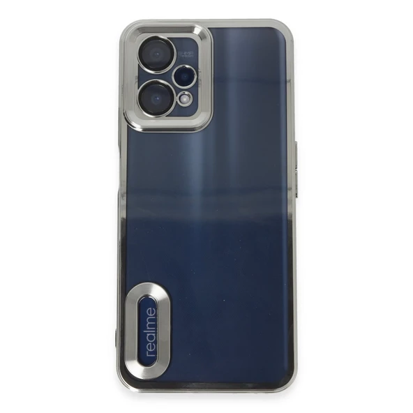 Realme 9 Pro 5g Kılıf Slot Silikon - Gümüş ürün görseli 1