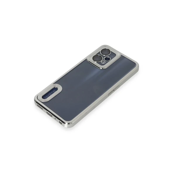 Realme 9 Pro 5g Kılıf Slot Silikon - Gümüş - Resim 4