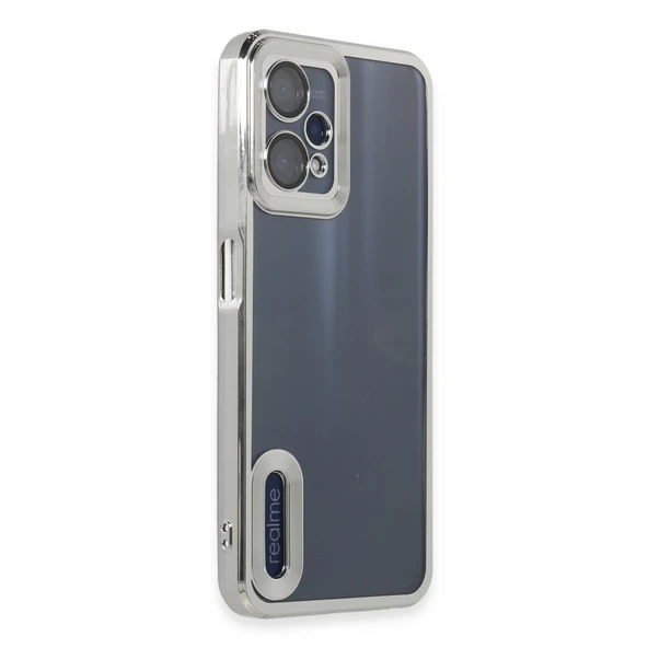 Realme 9 Pro 5g Kılıf Slot Silikon - Gümüş - Resim 2