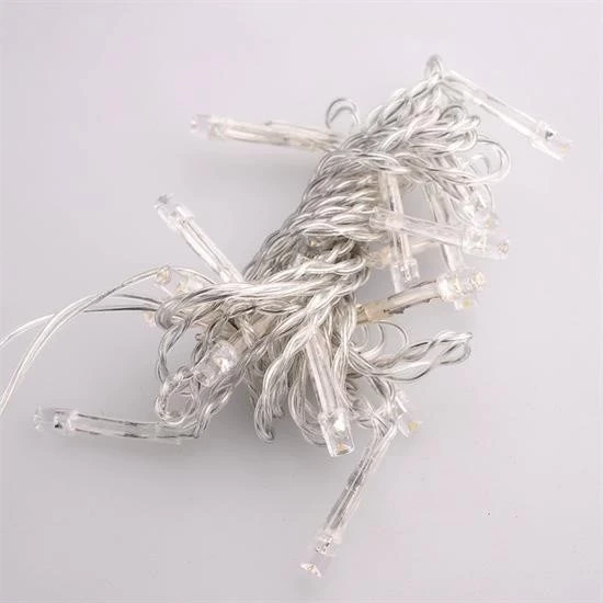 100 Ledli 8 Fonksiyonlu 10 Metre Led Aydınlatma Dekor Lambası (beyaz) - Resim 3