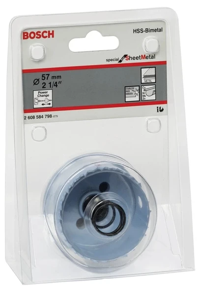 Bosch Special Serisi Metal Ve Inox Malzemeler için Delik Açma Testeresi 57 mm - Resim 2