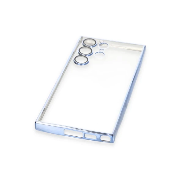 Samsung Galaxy S23 Ultra Kılıf Razer Lensli Silikon - Açık Mavi - Resim 5