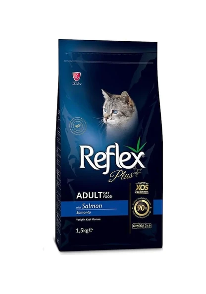Reflex Plus Somonlu ve Pirinçli Yetişkin Kedi Maması 1500 G ürün görseli 1