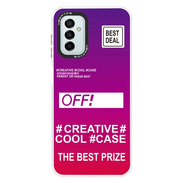 Samsung Galaxy M13 Kılıf Estoril Desenli Kapak - Estoril - 9 - Resim 2