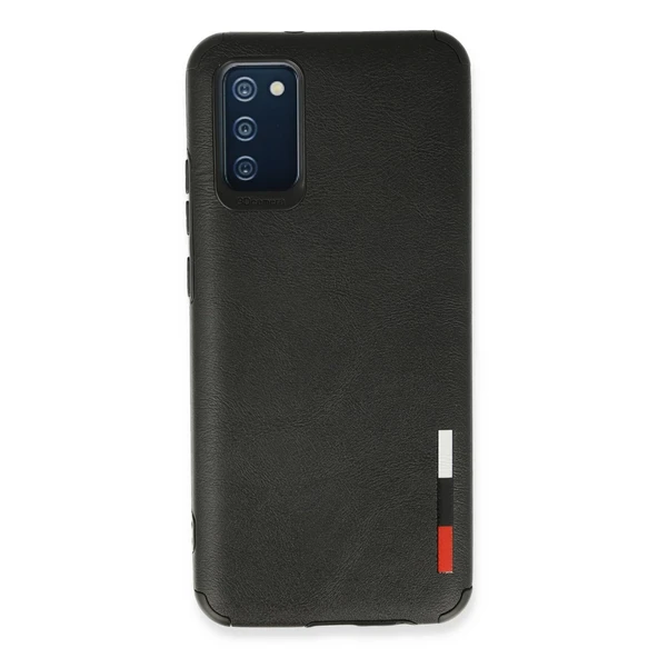 Samsung Galaxy A03s Kılıf Loop Deri Silikon - Siyah ürün görseli 1