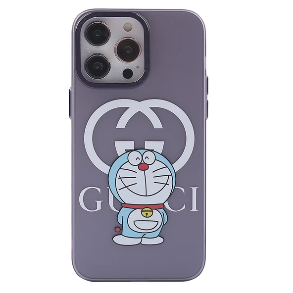 İphone 14 Pro Kılıf Prada Desenli Kapak - Prada Mor - 3 ürün görseli 1