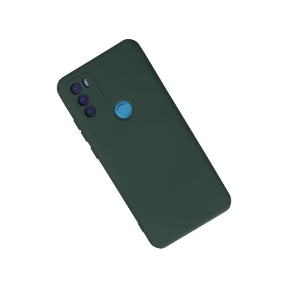 General Mobile Gm 21 Plus Kılıf Nano İçi Kadife Silikon - Koyu Yeşil - Resim 2