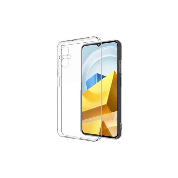Xiaomi Poco M5 Kılıf Lüx Şeffaf Silikon ürün görseli 1