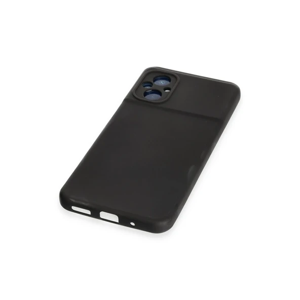 Xiaomi Poco M5 Kılıf Nano İçi Kadife Silikon - Siyah - Resim 4